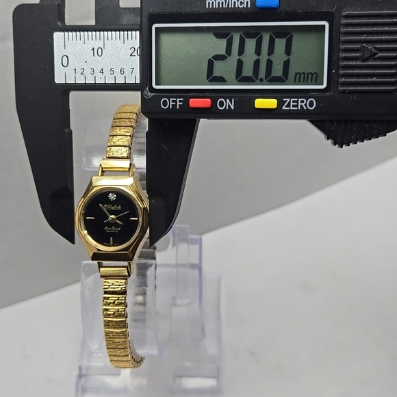 Womens Dufonte By Lucien Piccard Watch Gold Tone Diamond Stainless New Battery - Picture 4 of 10